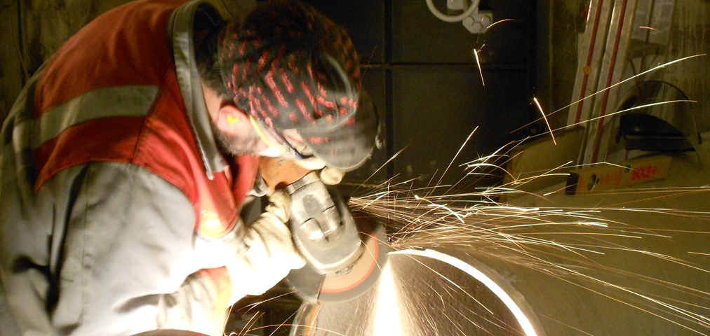 Grinding work
