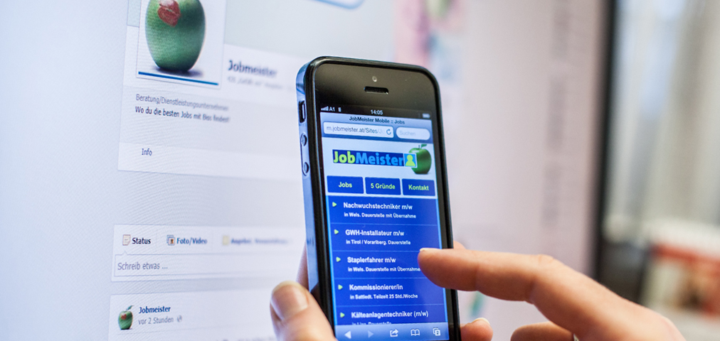 Mobile JobMeister Website