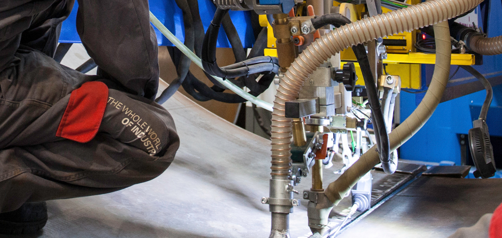 welding machine at kremsmueller