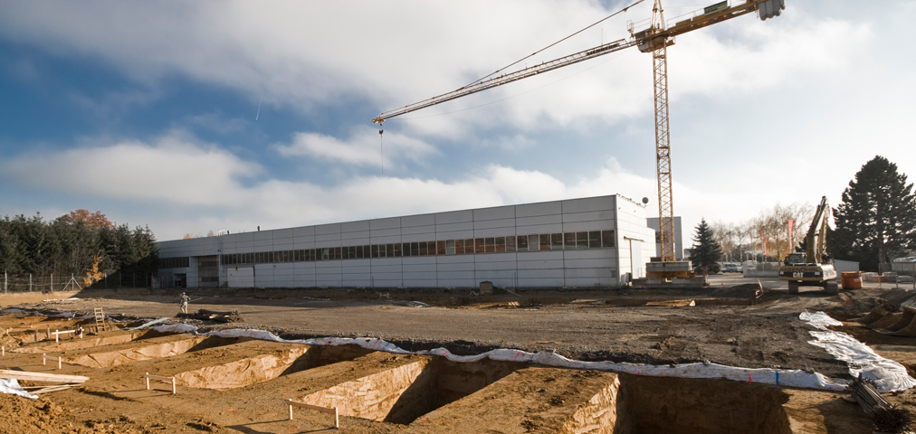 Factory workshop construction in Steinhaus