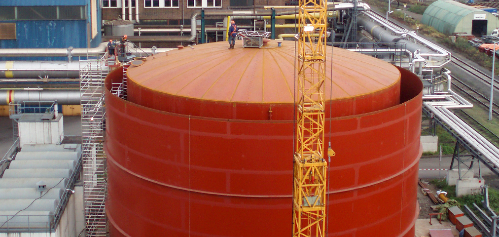 Double shell storage tank