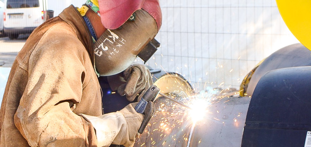 pipeline construction, welding, cooling supply, special pipes, plastic jacket system