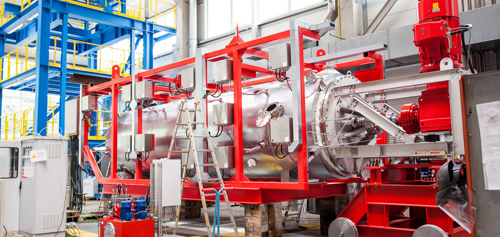 Horizontal dryer production Process technology Motorised apparatuses