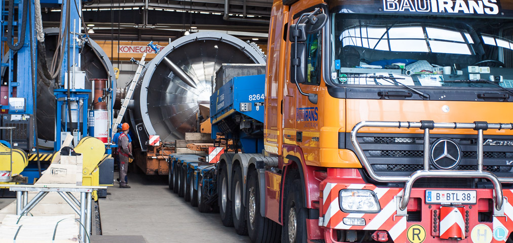 Schwertransport, Apparat, Wärmespeicher Transport, Kremsmüller