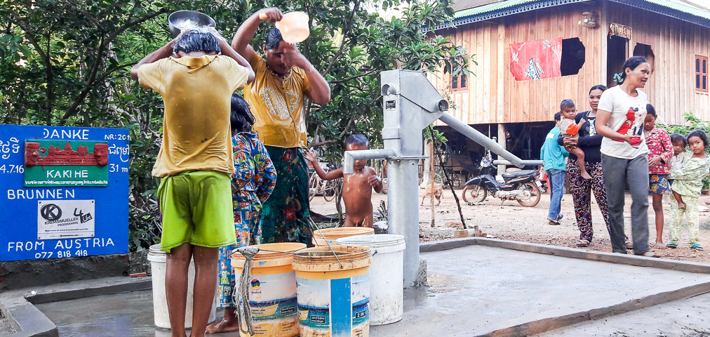 K 4 Life, Kakihe, drinking water well, Cambodia