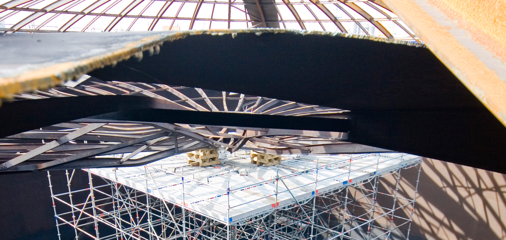 Spectacular repair work