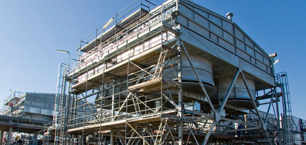 Gaskühler der Verdichterstation