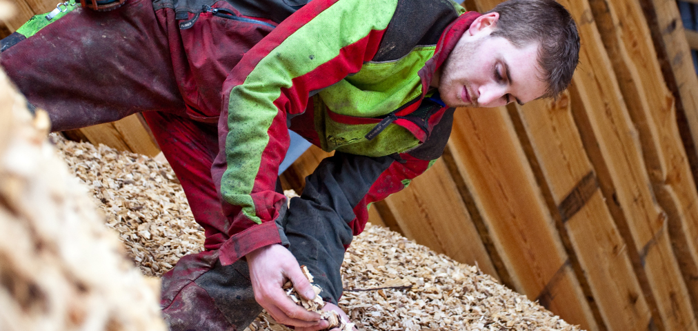 Making wood chips