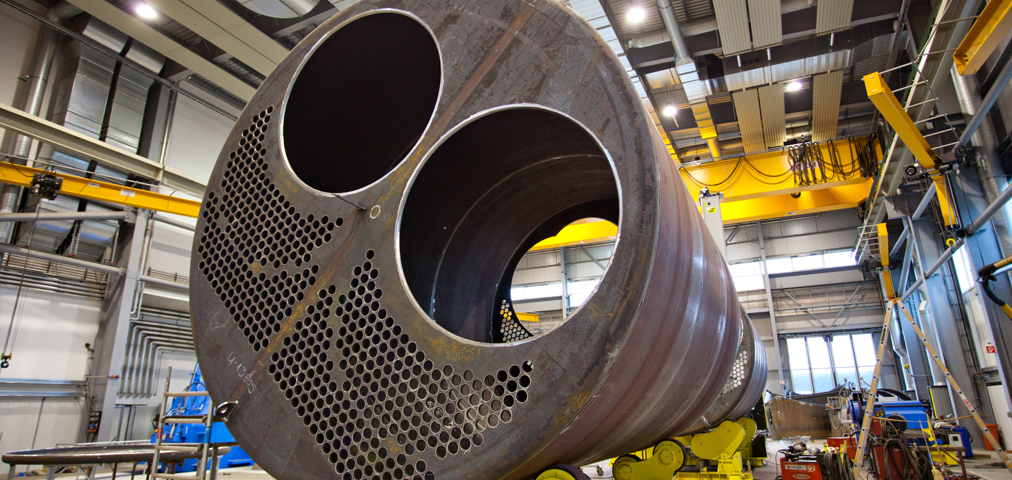 Flame tube - flue tube - boiler