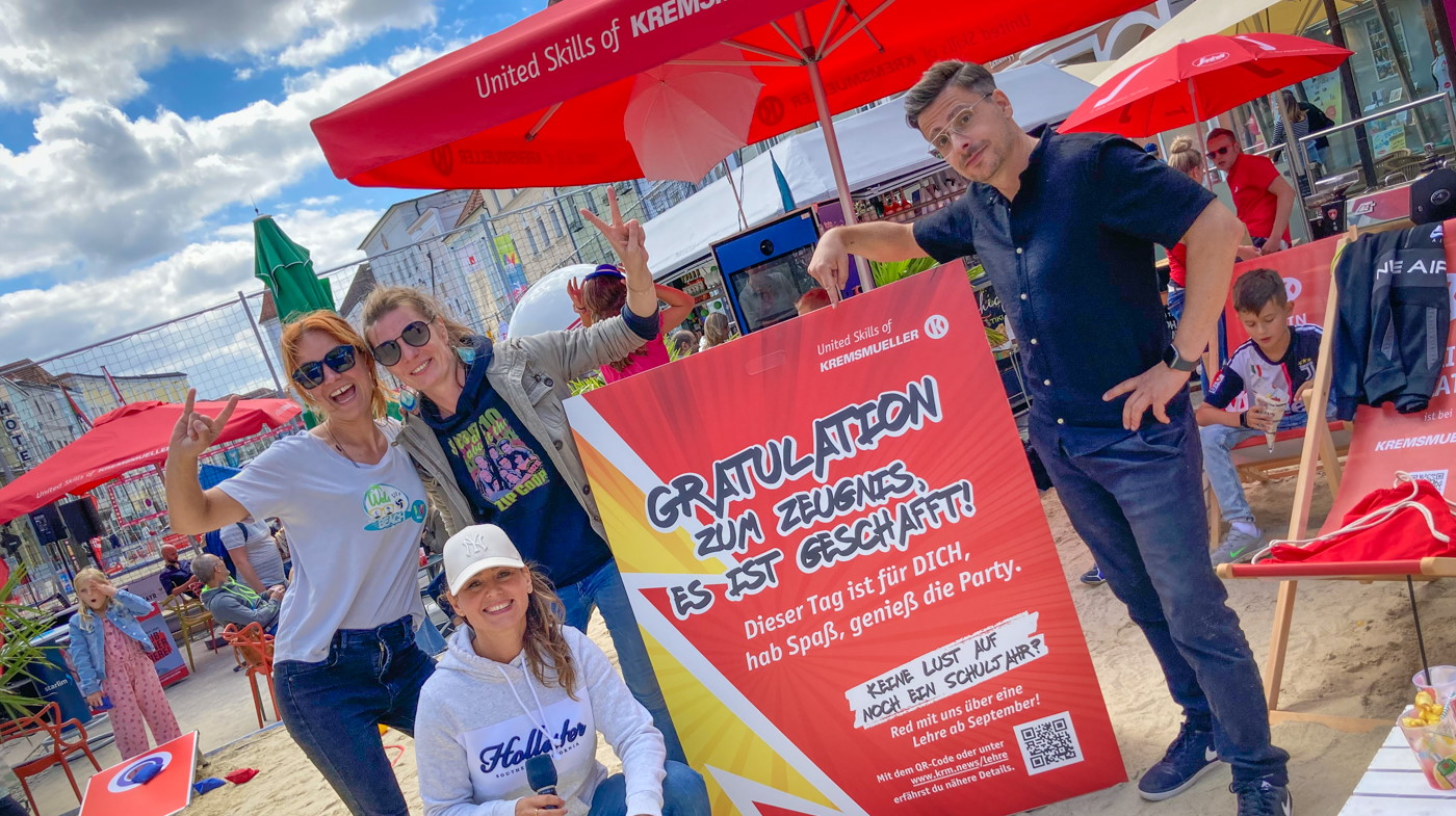 Zeugnisaktion Wels Schulschluss - Kremsmüller Schools Out Day