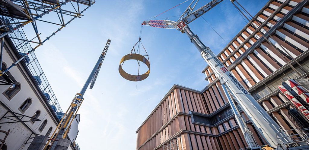 Fernheizkraftwerk Würzburg Wärmespeicher Industriemontage